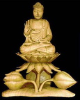 bouddha lotus