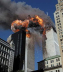 deux tours en feu