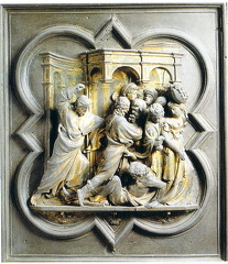 jpg Les marchands chasses du Temple Ghiberti Porte nord du Ba