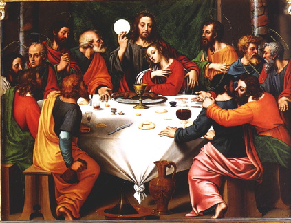 juan de joanes la cene avec marie madeleine