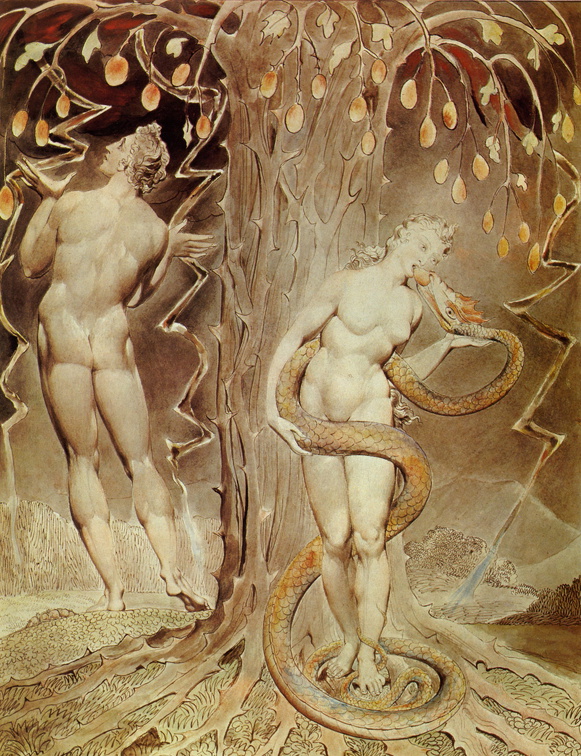 Temptation And Fall WilliamBlake