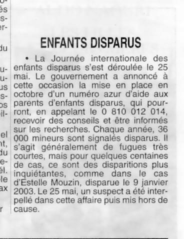 enfants disparus